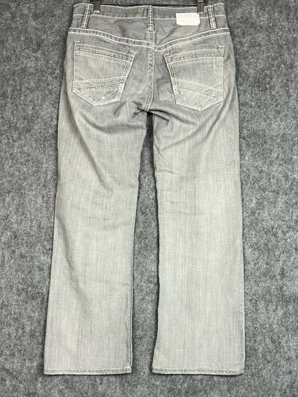 BKE Derek Jeans Men's Light Gray Straight Jeans Size 30 x 29 BKE Denim 30R